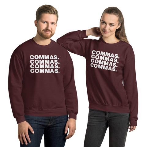 *NEW* Commas - Unisex Sweatshirt